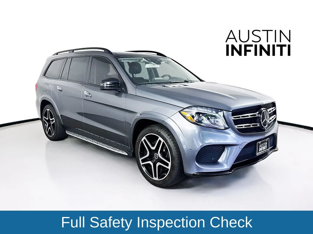 Used 2018 Gray Mercedes-Benz GLS 550 image 1