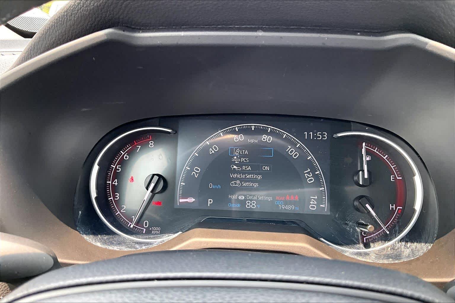 Used 2023 Midnight Black Metallic Toyota LE image 25