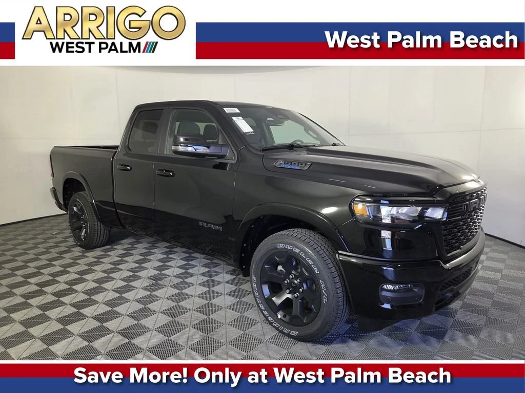 New 2026 Diamond Black Crystal Pearl-Coat Exterior Paint RAM Big Horn image 1
