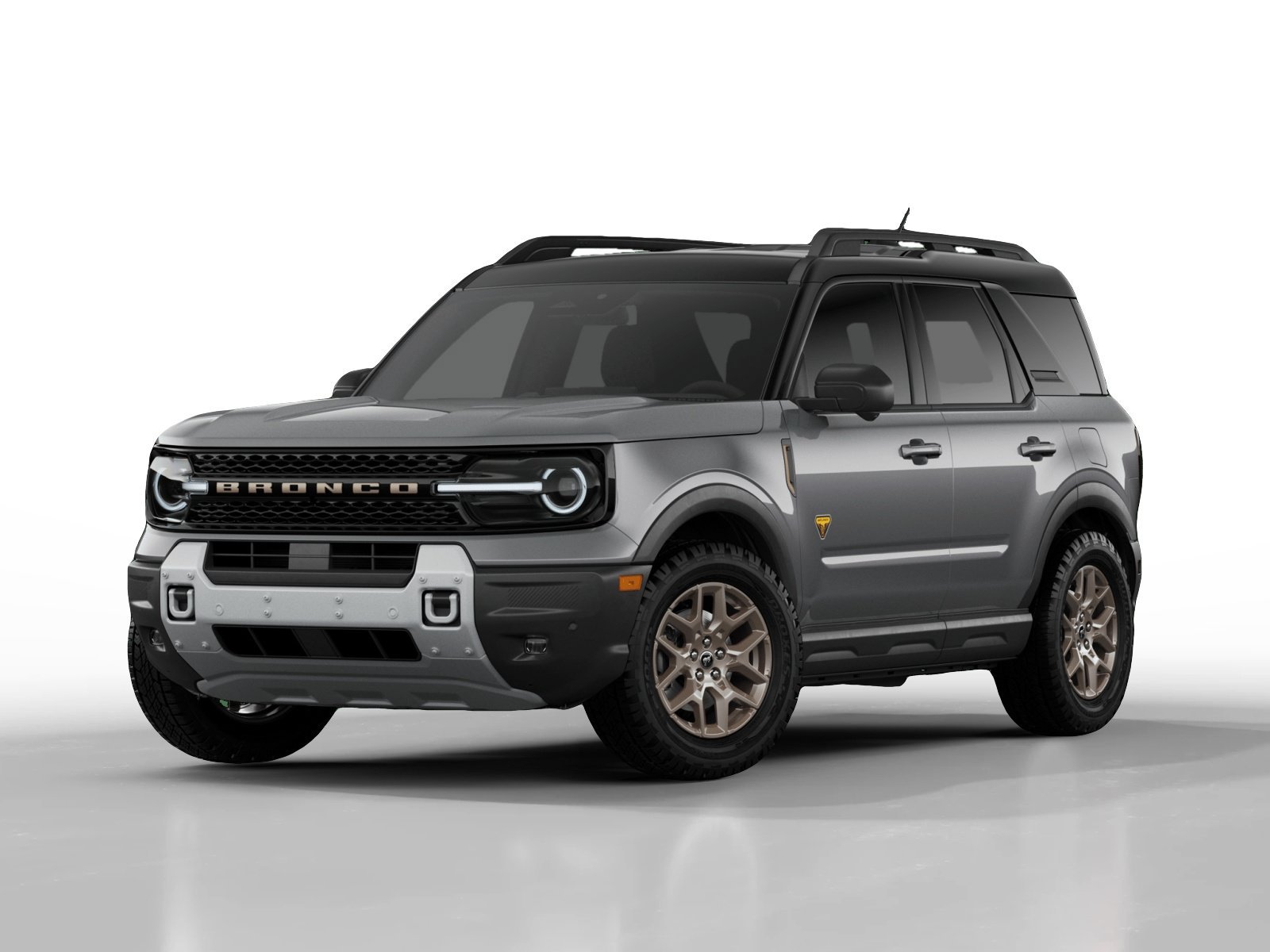 New 2026 Carbonized Gray Metallic Ford Badlands image 1