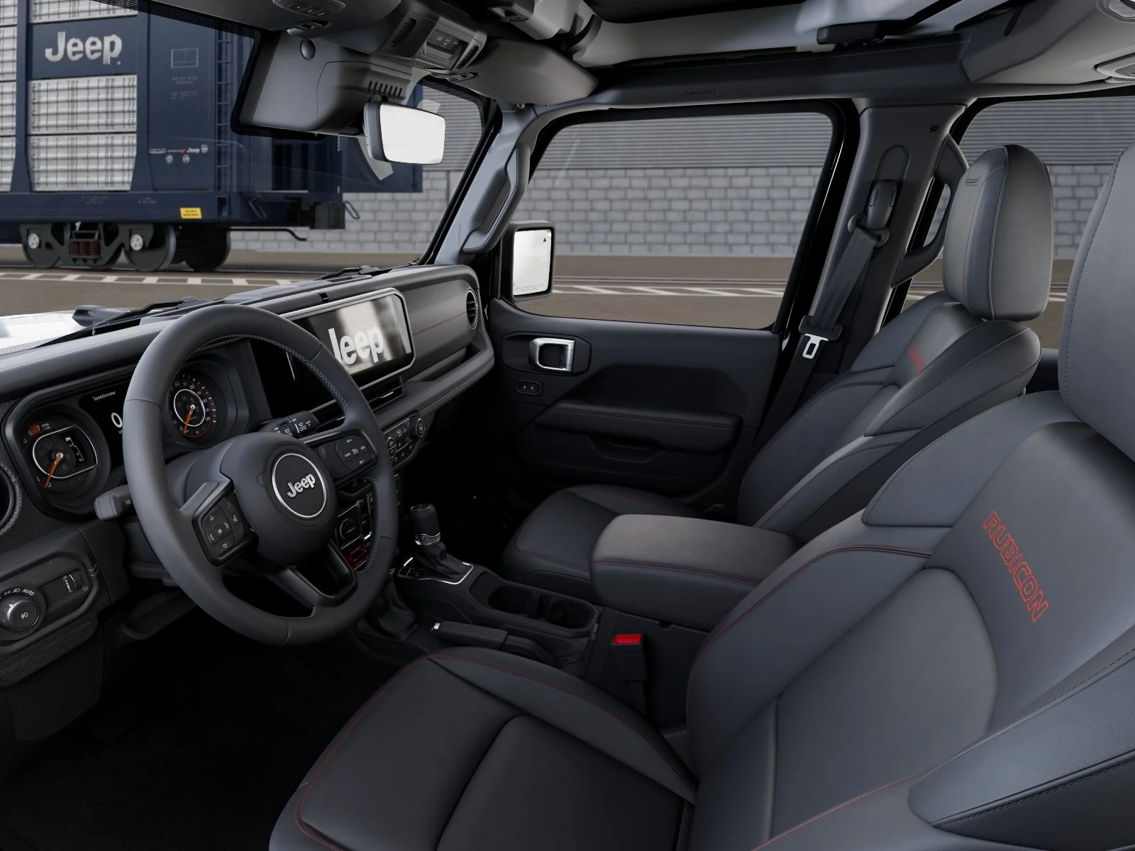 New 2027 Black Clearcoat Jeep Rubicon X image 48