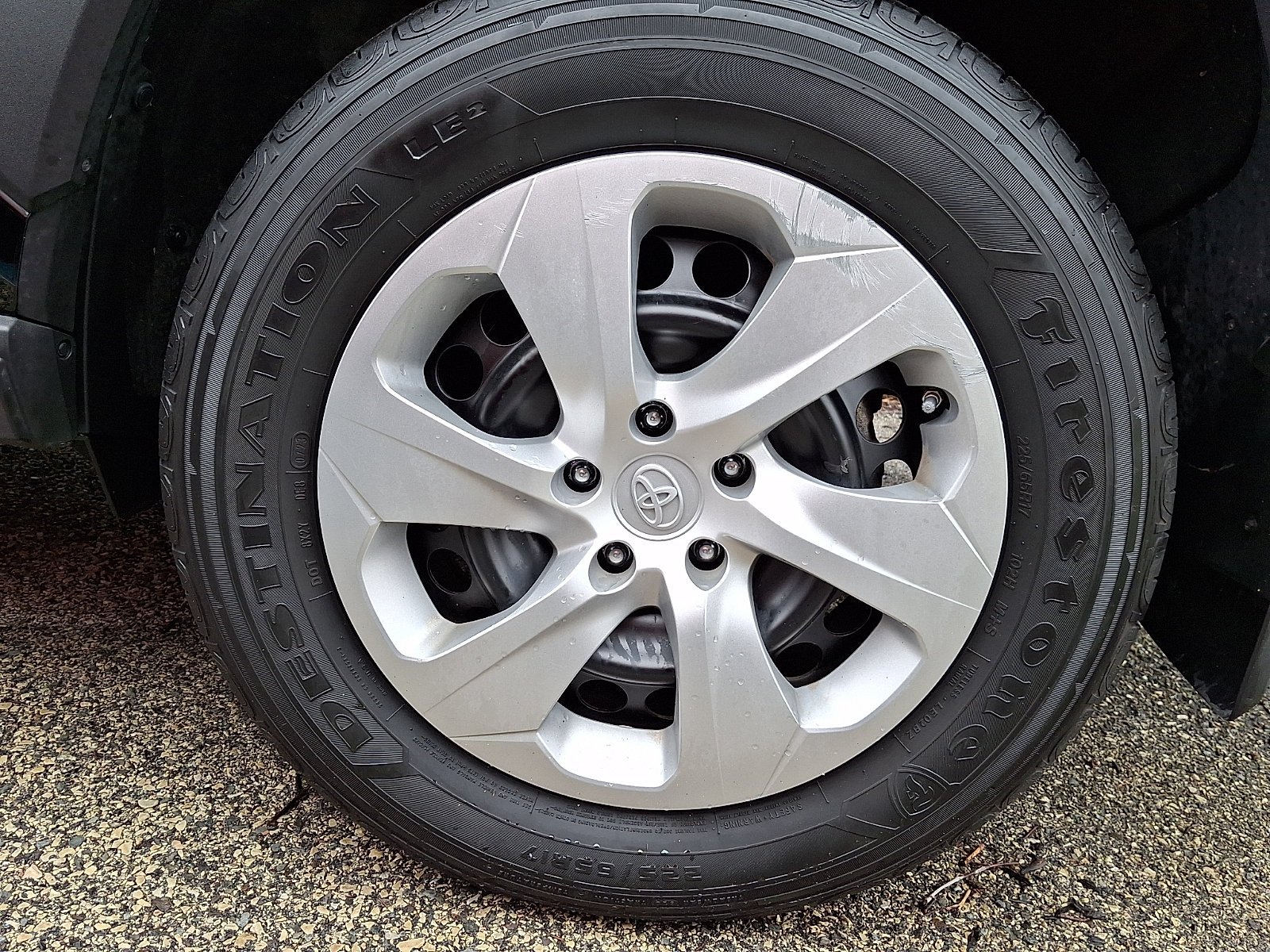 Used 2023 Midnight Black Metallic Toyota LE image 3