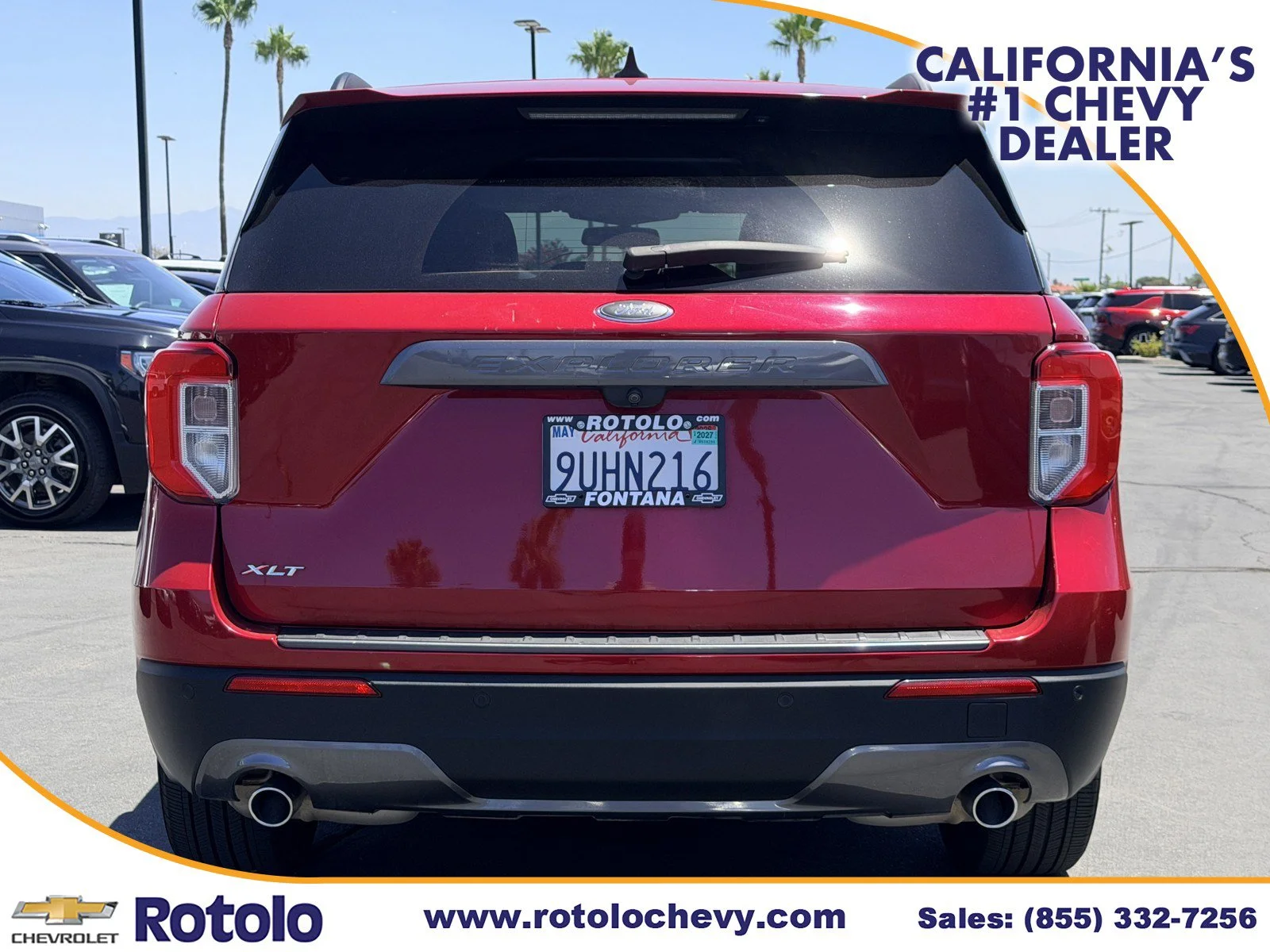 Used 2022 RAPID RED MET TIN Ford XLT image 5