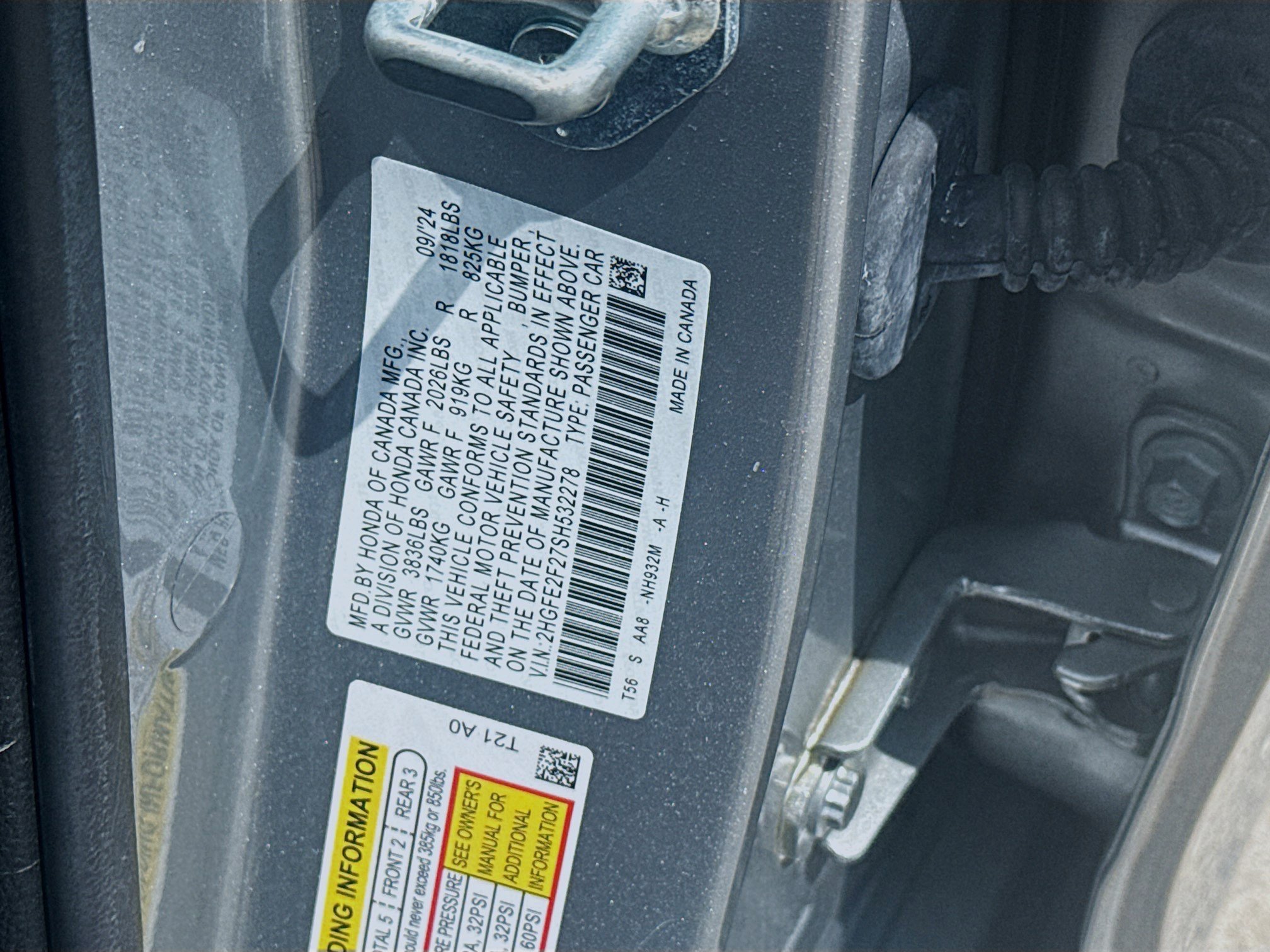 2025 Honda Civic LX - Photo 36