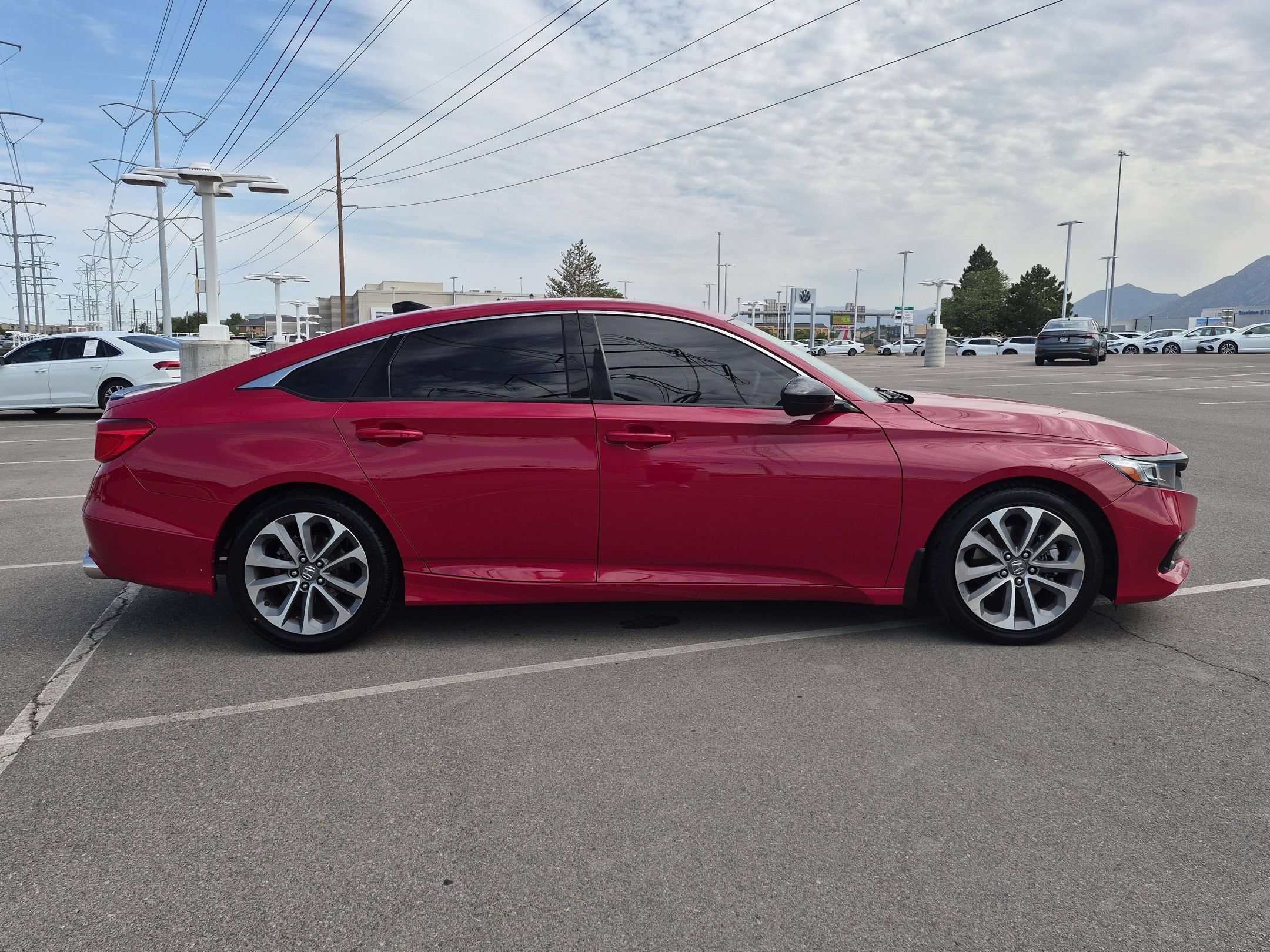 Used 2021 Red Honda Sport SE image 2
