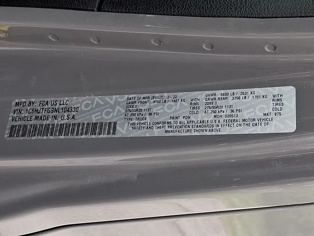 Used 2022 Gray Jeep Overland image 26