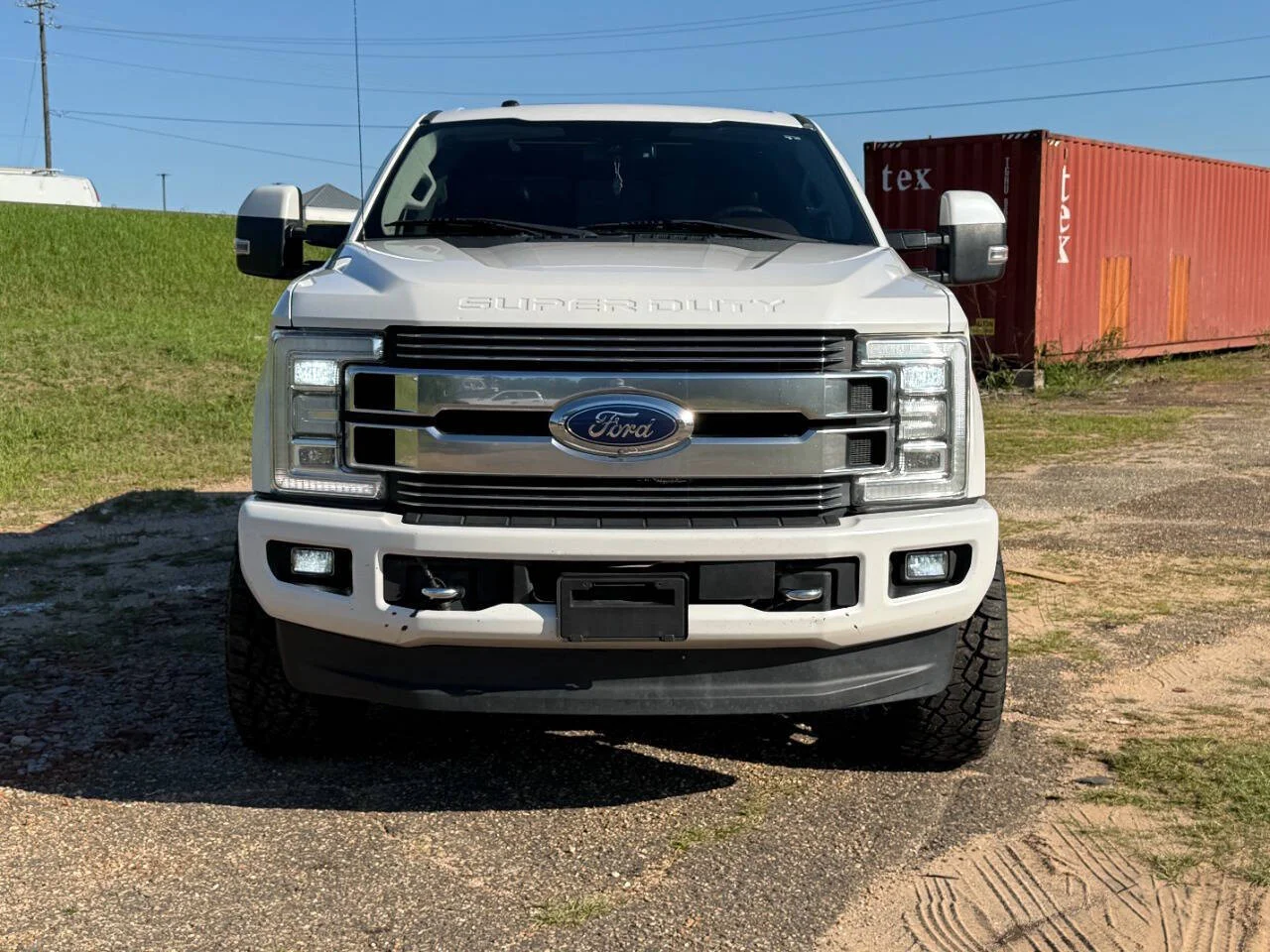 Used 2018 Off White Ford Limited 4x4 4dr Crew Cab 6.8 ft. SB SRW Pickup image 8