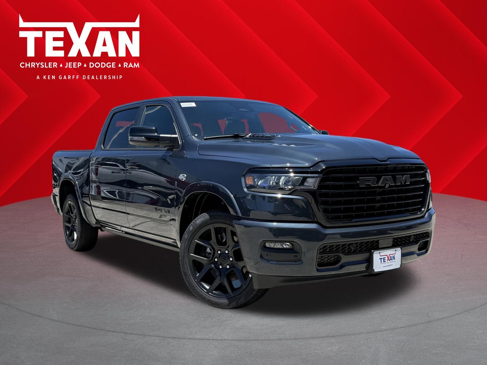 New 2026 Forged Blue Metallic Exterior Paint RAM Laramie image 1