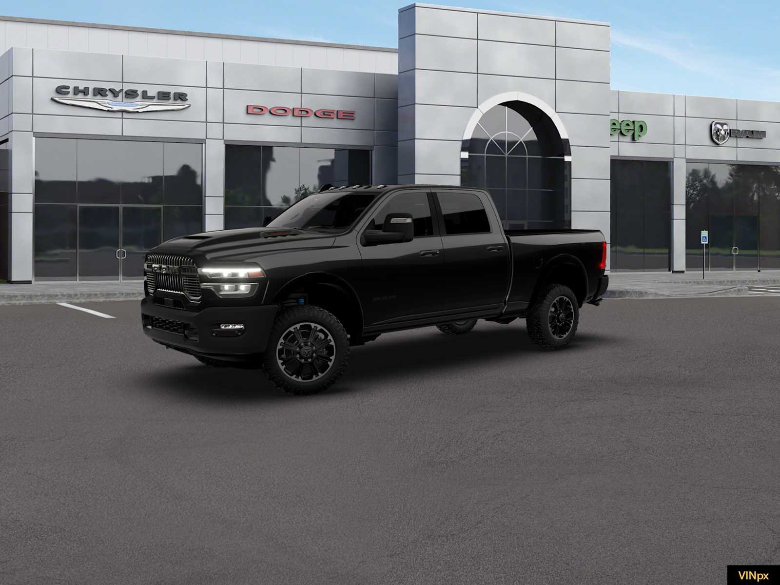 New 2026 Diamond Black Crystal Pearlcoat RAM Rebel image 2