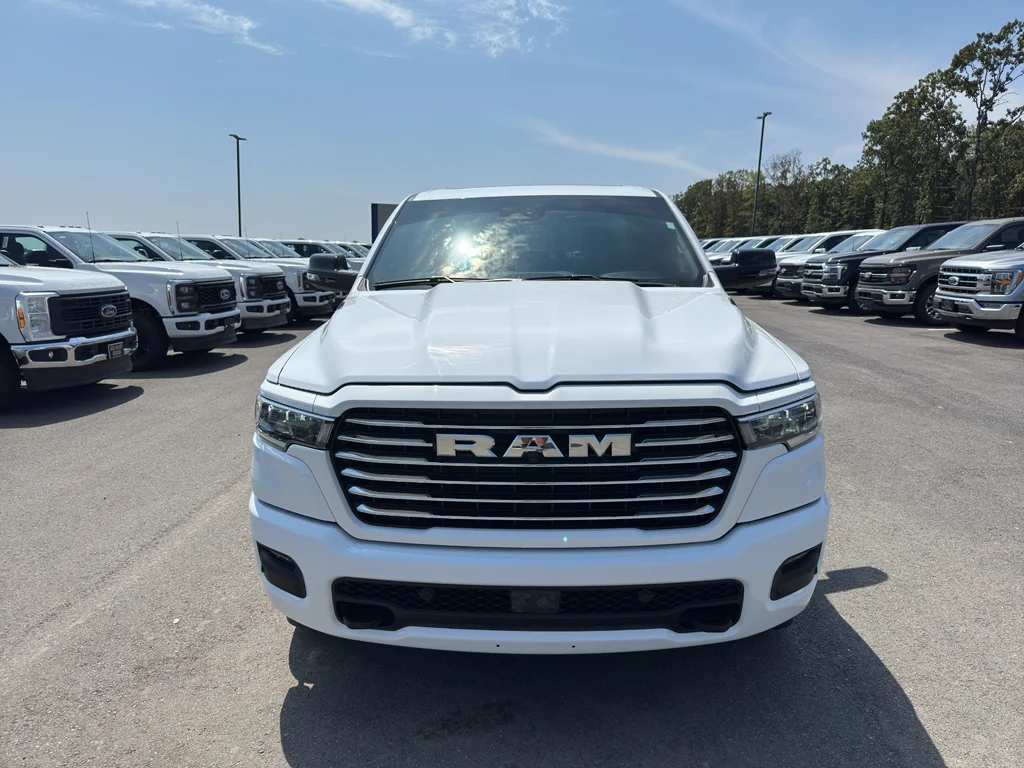 Used 2025 Bright White Clearcoat Ram Laramie image 2