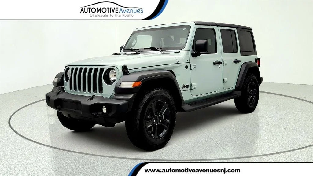 Used 2023 Earl Clearcoat Jeep Sport Altitude 4 Door 4x4 w/ Alpine Premium Audio & Trailer-Tow image 1