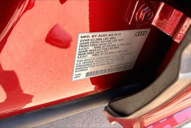Used 2024 Red Audi 55 Prestige image 35