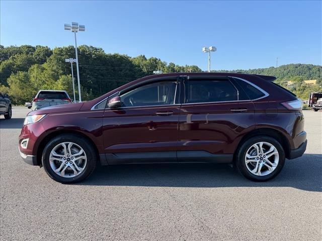 Used 2018 Burgundy Velvet Metallic Tinted Clearcoat Ford Titanium image 2