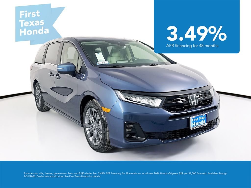 New 2026 Smoke Blue Pearl Honda Touring image 1