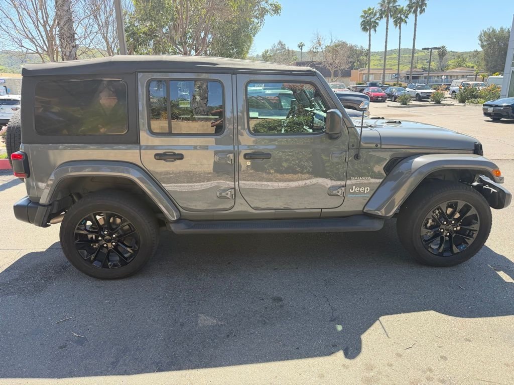 Used 2023 Gray Jeep 4-Door Sahara 4XE image 7