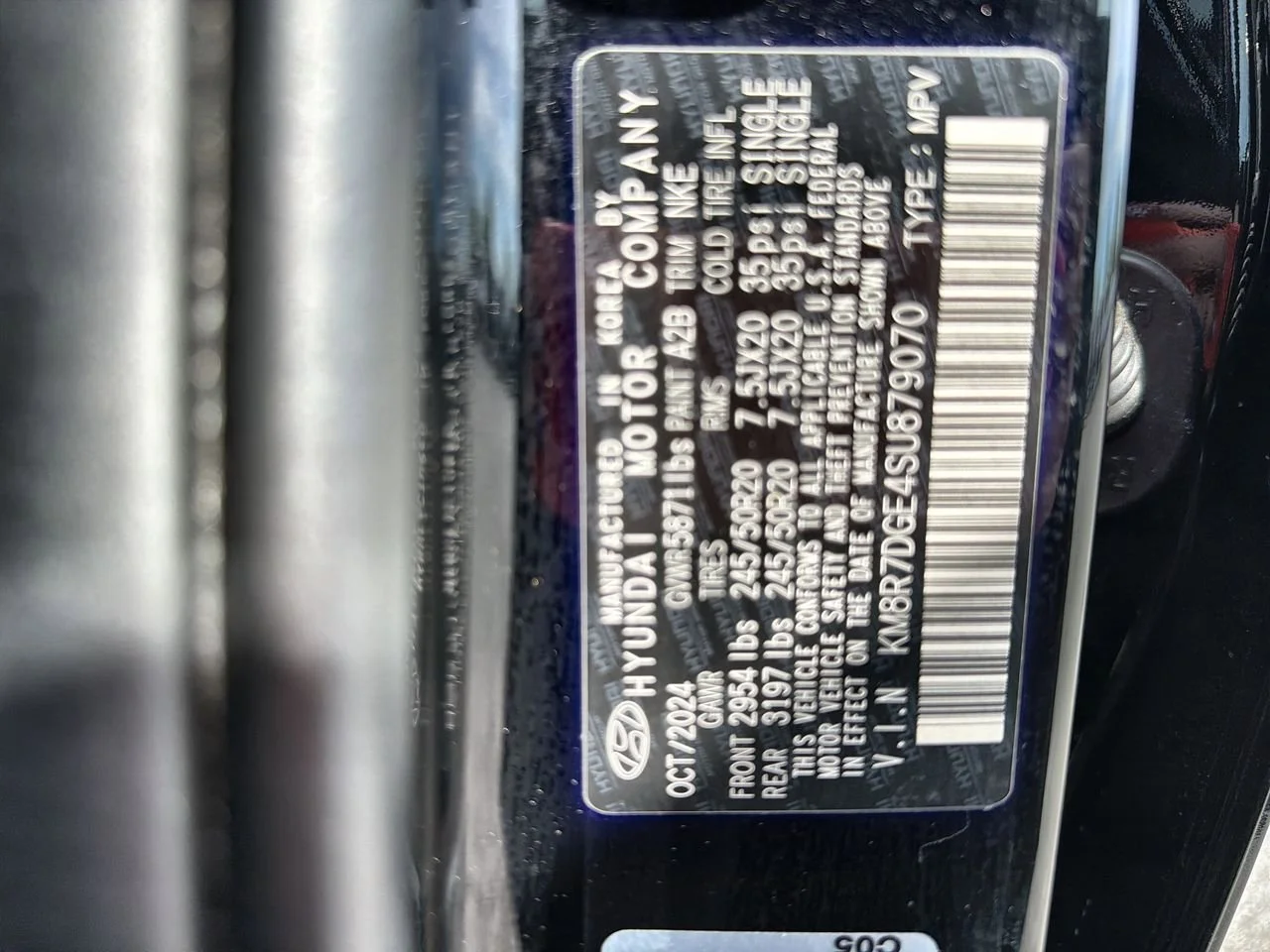 Used 2025 Black Hyundai Calligraphy Night Edition image 29