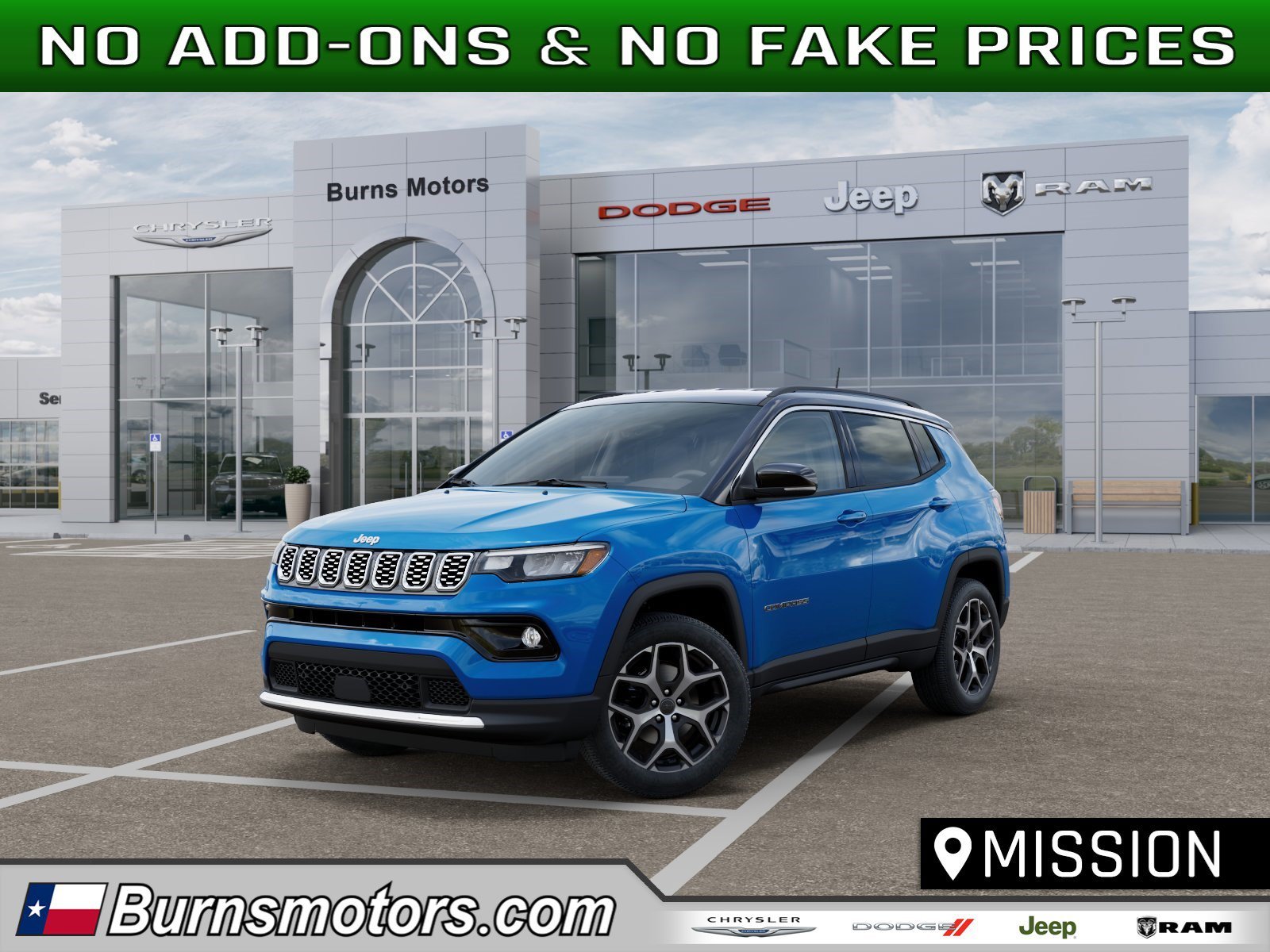 New 2026 Hydro Blue Pearl-Coat Exterior Paint Jeep Limited image 1