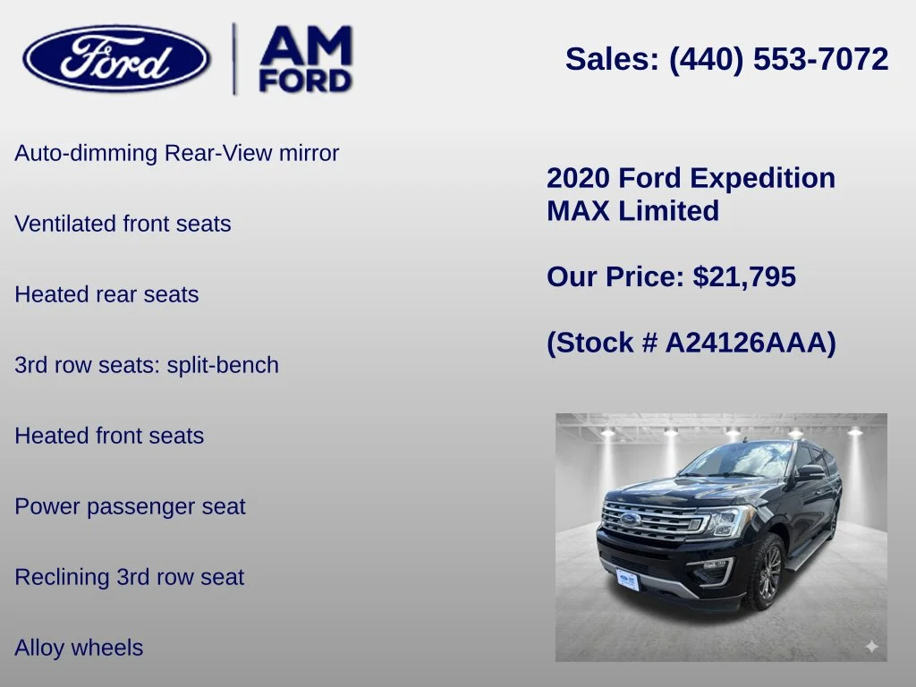 Used 2020 Black Ford Limited image 25