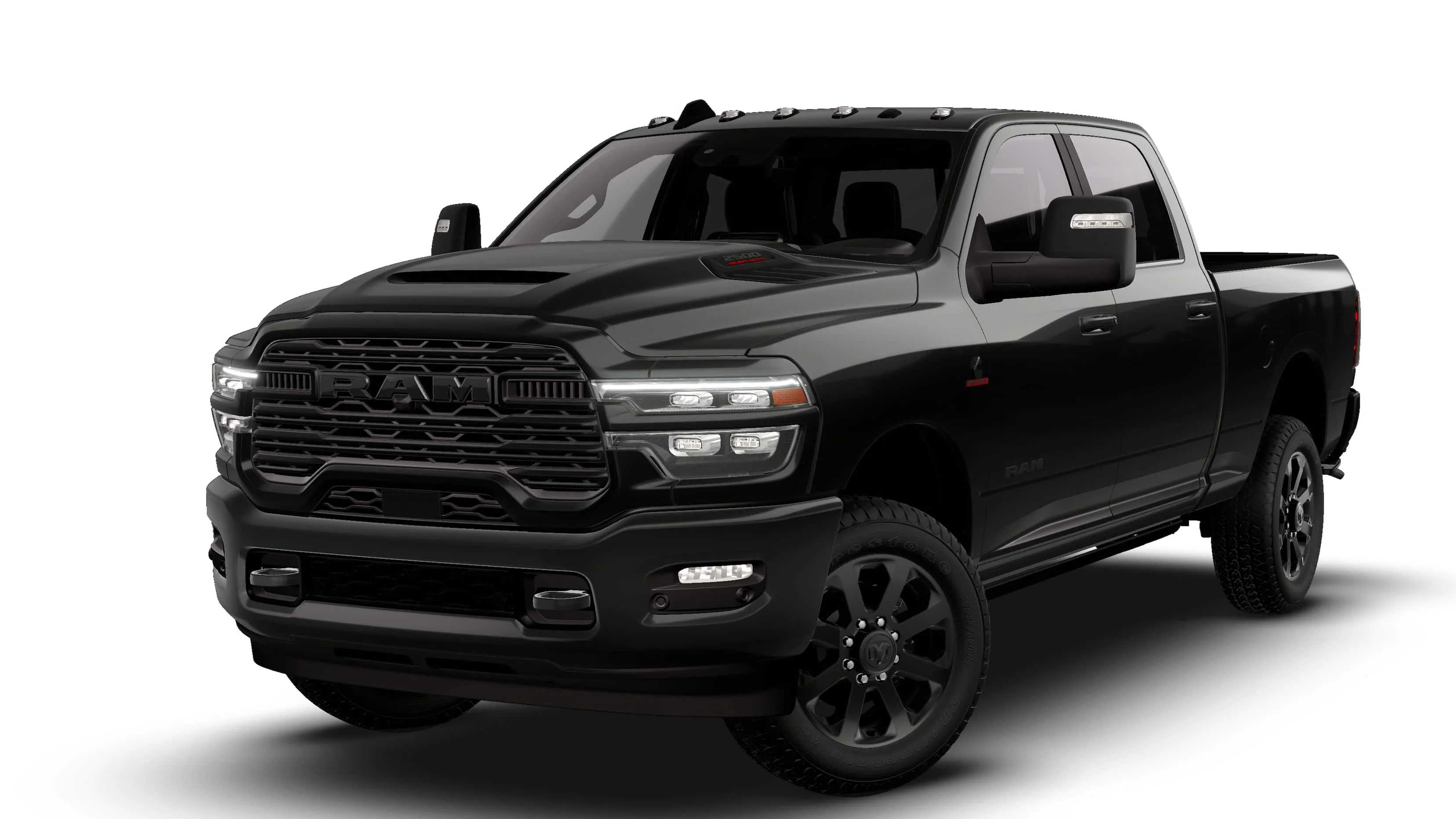 New 2026 Diamond Black Crystal Pearl-Coat Exterior Paint RAM LARAMIE image 1