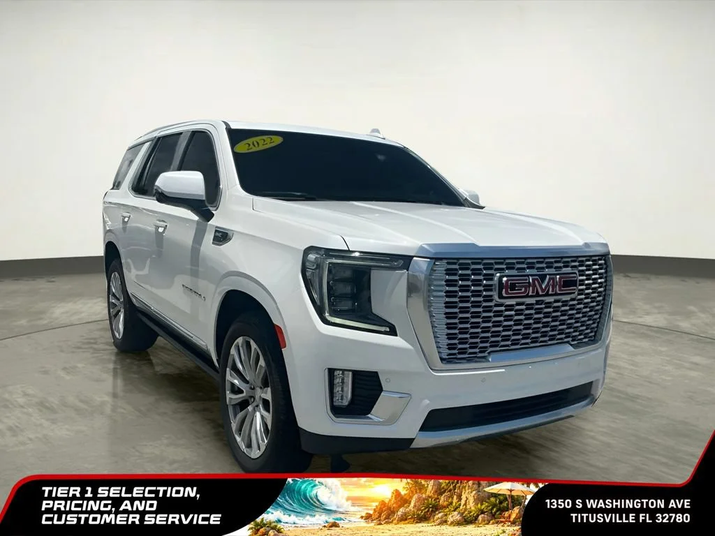 Used 2022 White Frost Tricoat GMC Denali image 15
