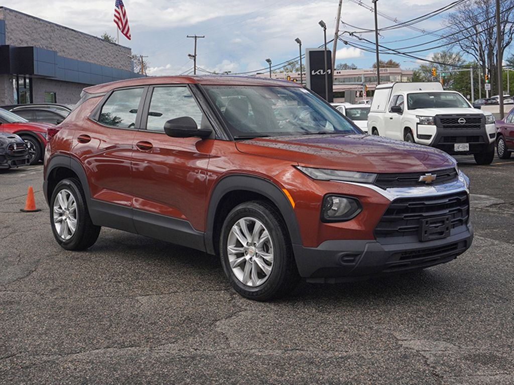 Used 2021 Chevrolet Trailblazer LS with VIN KL79MMS24MB098832 for sale in Riverdale, NJ
