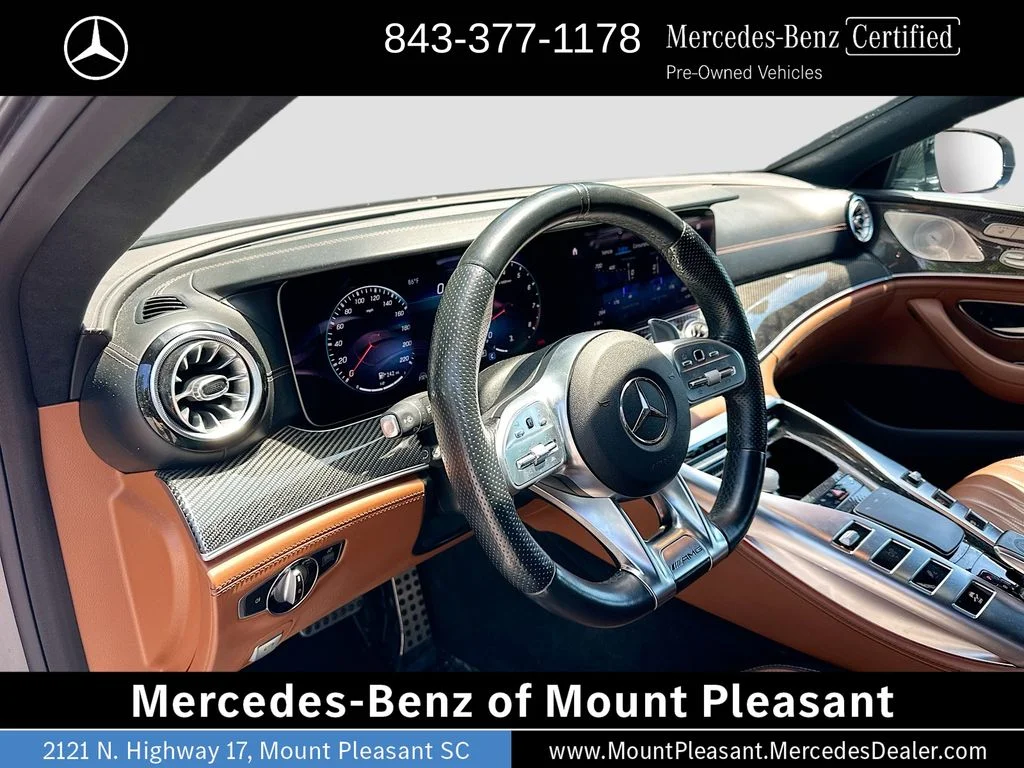 Certified Used 2021 designo Selenite Gray Magno Mercedes-AMG S image 9