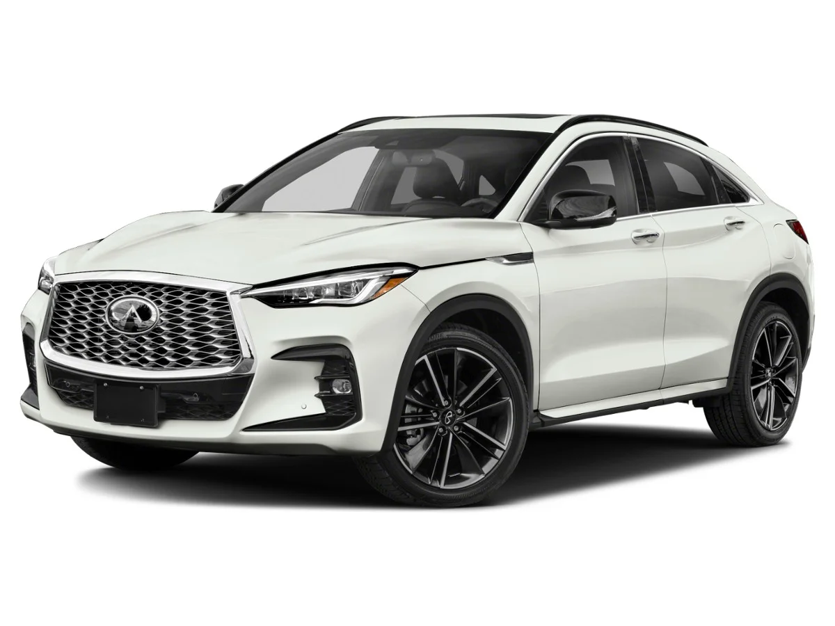 Certified Used 2023 Radiant White INFINITI ESSENTIAL image 1