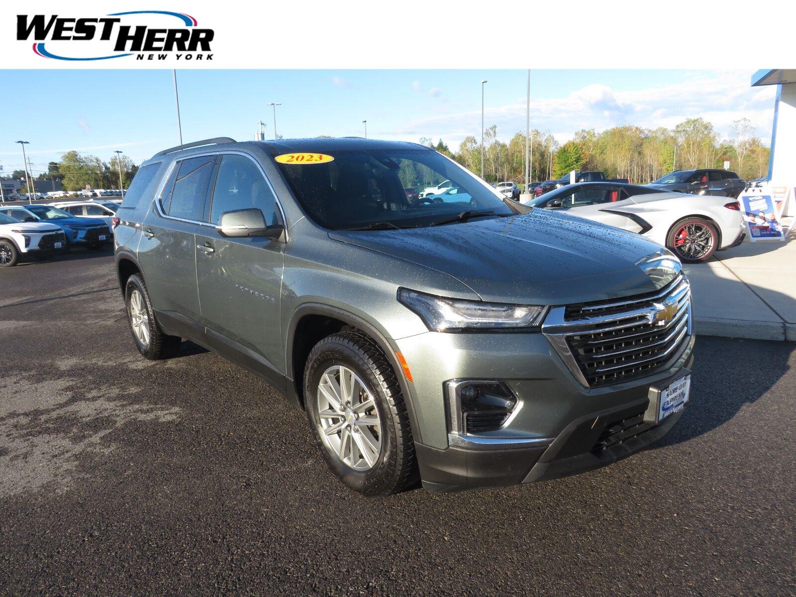 Used 2023 Silver Sage Metallic Chevrolet LT Cloth image 1