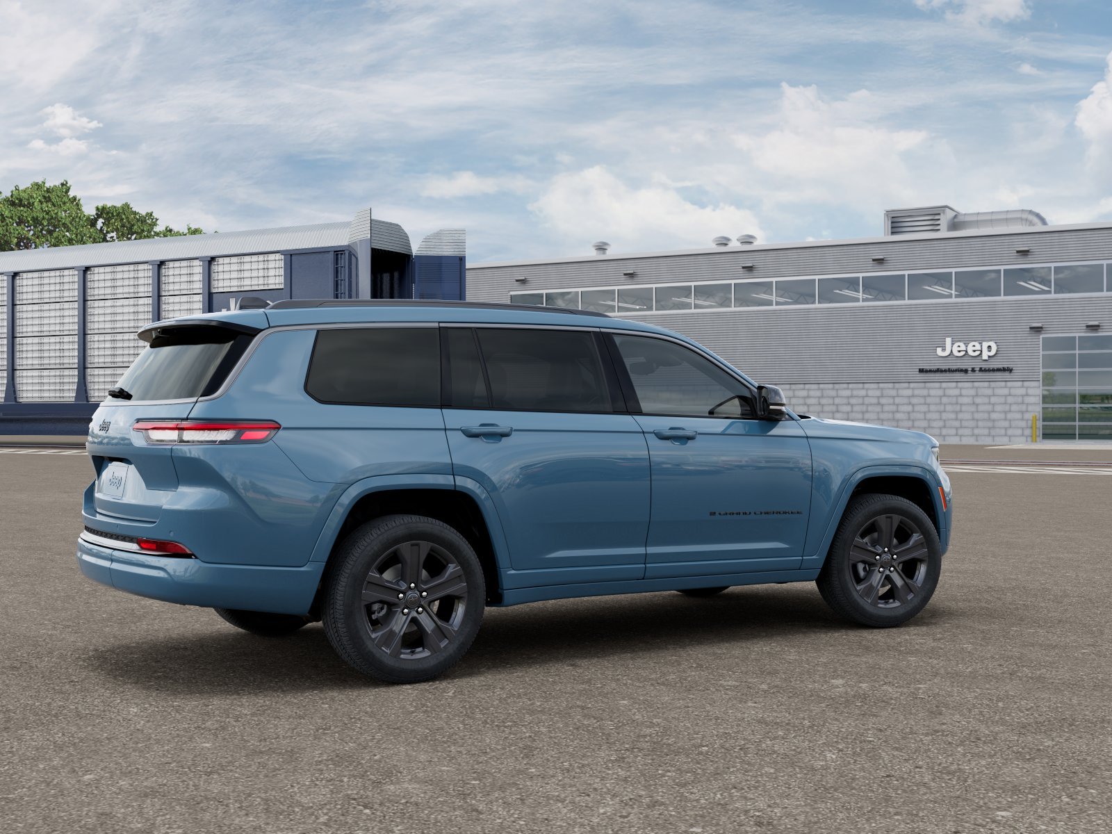 New 2027 Steel Blue Paint Jeep Limited Reserve image 4