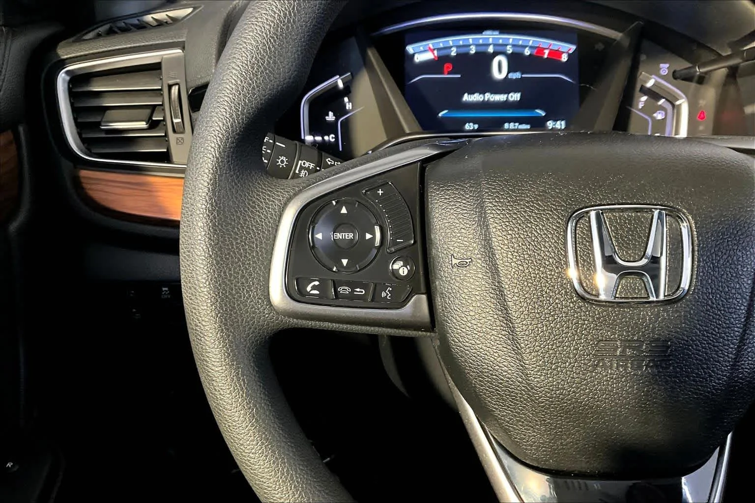 Used 2017 Crystal Black Pearl Honda EX image 23