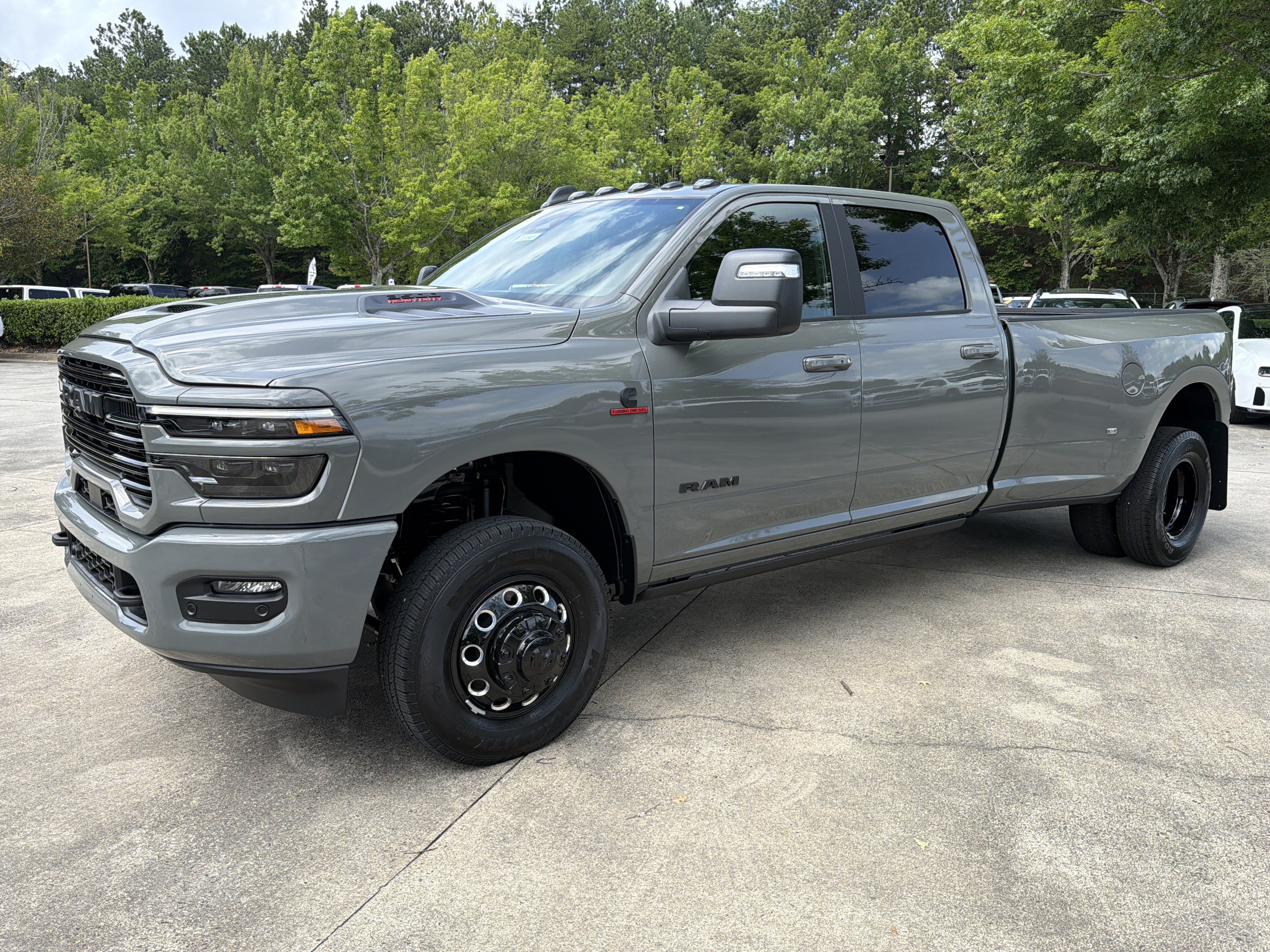 New 2026 Ceramic Gray Clearcoat RAM Laramie DRW / DUALLY image 3