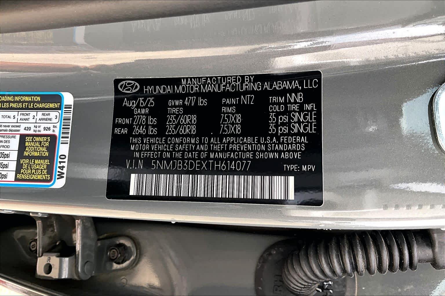 Used 2020 Stormy Sea Hyundai SEL image 34