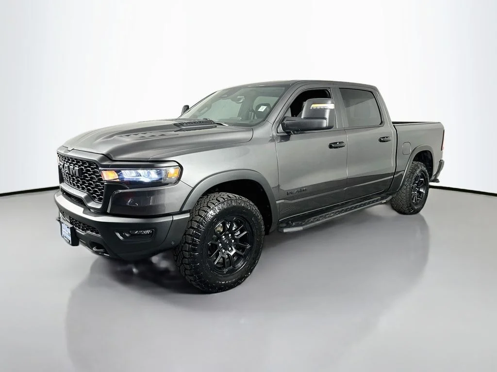 Used 2025 Granite Crystal Metallic Clearcoat Ram Rebel image 4