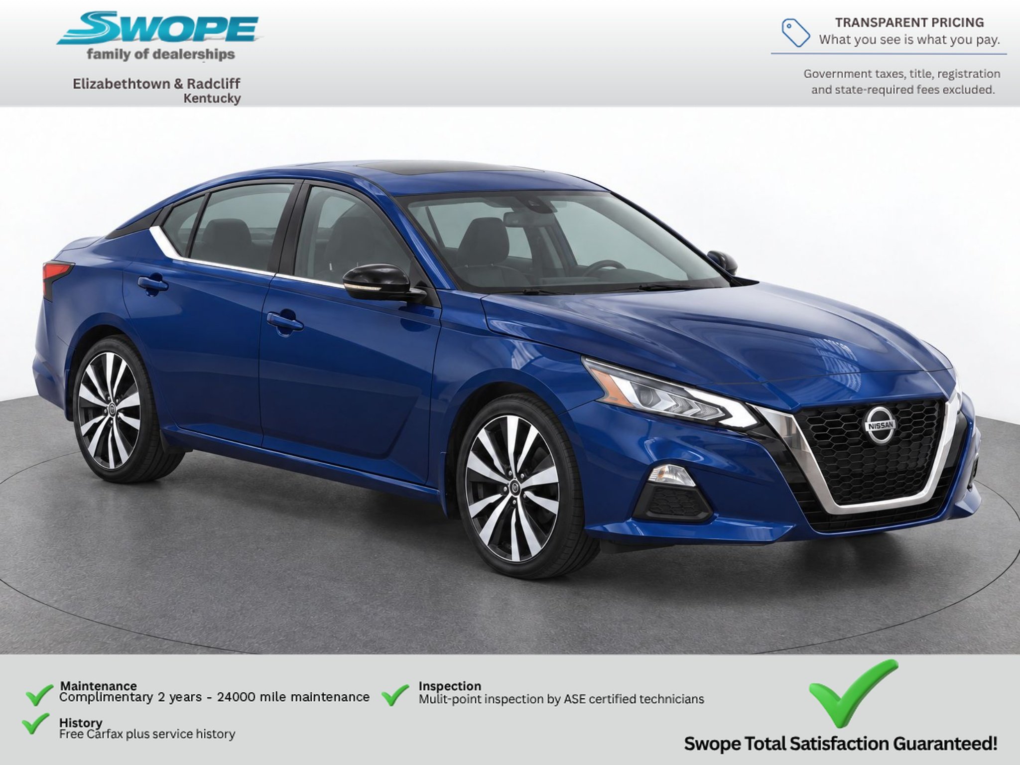Used 2021 Deep Blue Pearl Nissan 2.5 SR image 3