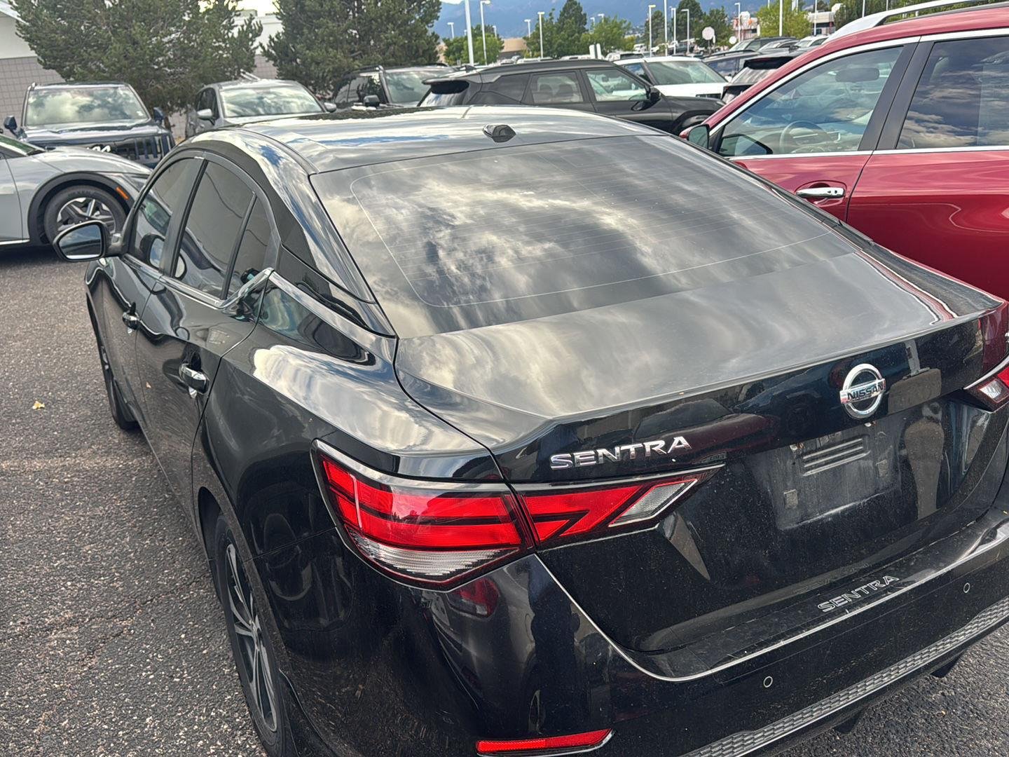 Used 2022 Super Black Nissan SV image 6