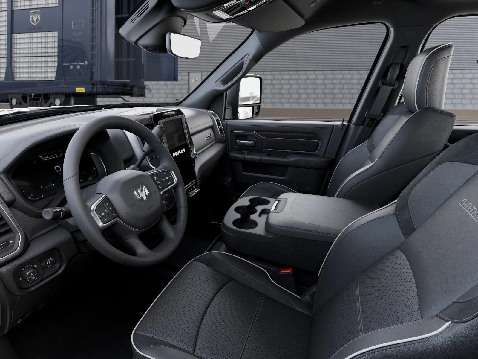 New 2026 Diamond Black Crystal Pearl-Coat Exterior Paint RAM Laramie image 48