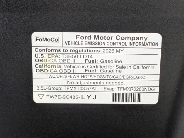 New 2026 Carbonized Gray Metallic Ford Lariat® image 70