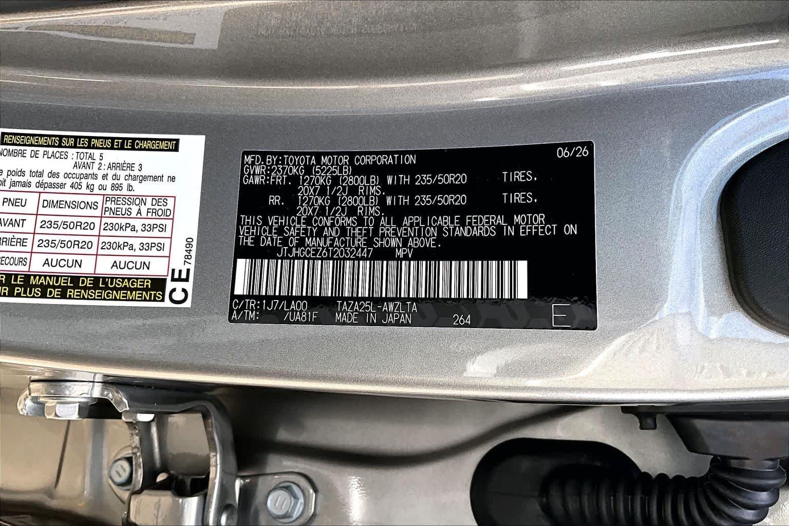 New 2026 Atomic Silver Lexus LUXURY AWD image 16