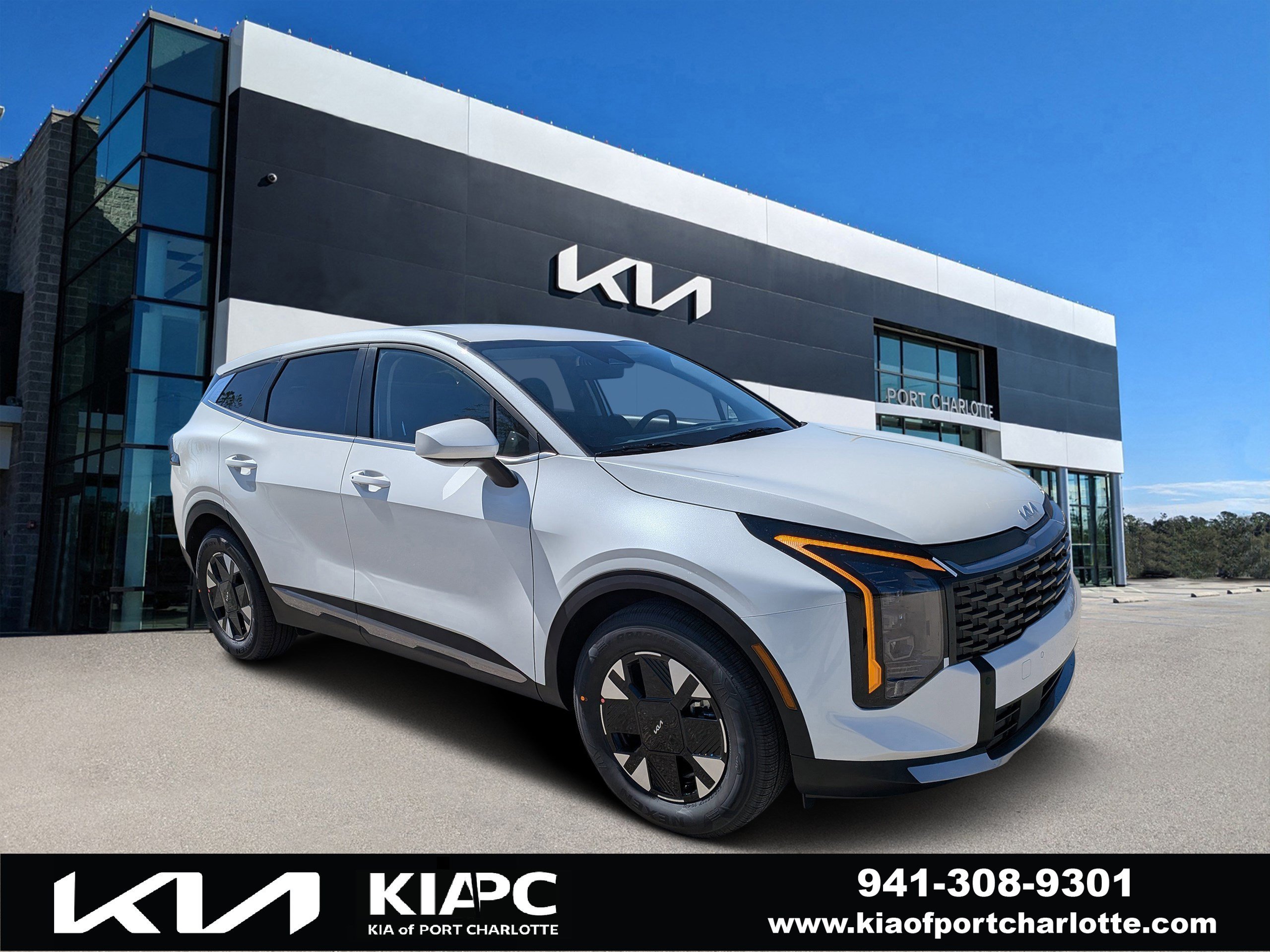 New 2026 Snow White Pearl Kia LX image 1