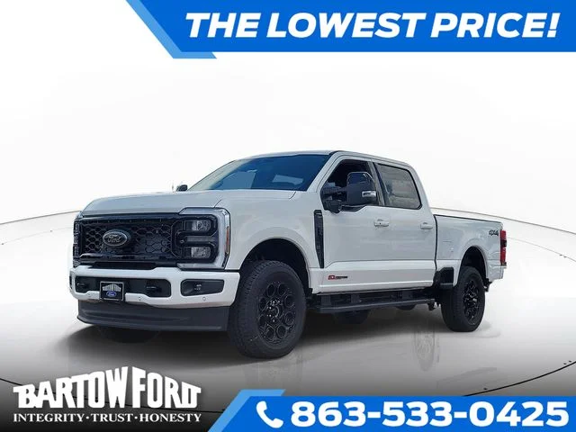 New 2026 White Metallic Ford Lariat image 1
