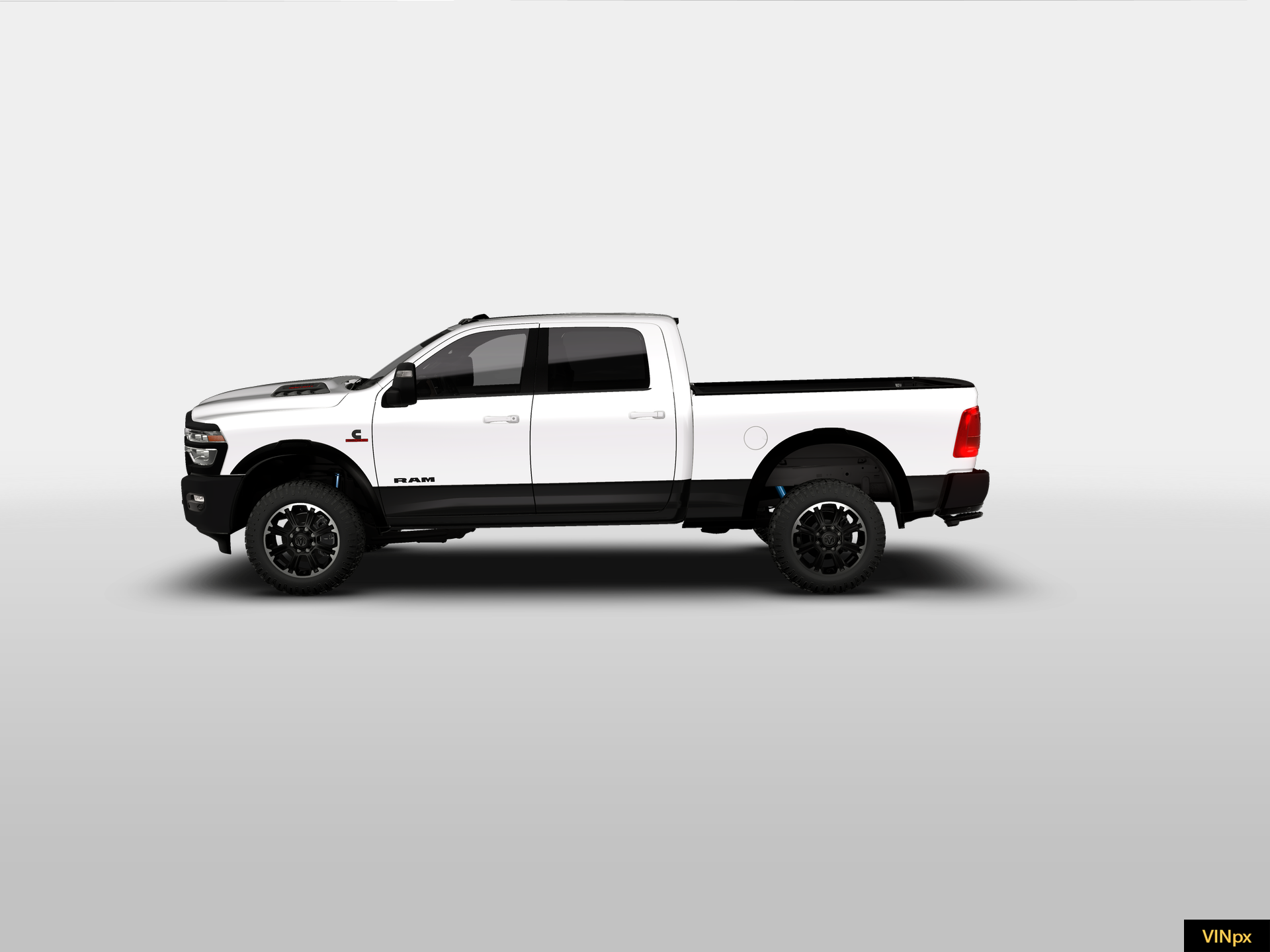 New 2026 Bright White Clear-Coat Exterior Paint RAM REBEL image 2