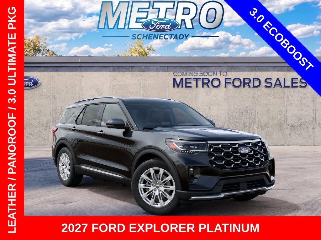 New 2027 Agate Black Metallic Ford Platinum image 1