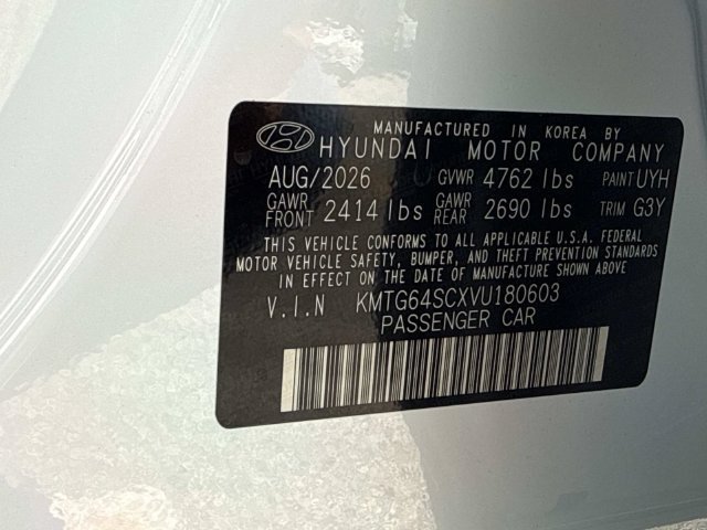 New 2027 Uyuni White Genesis 2.5T Sport Prestige image 28