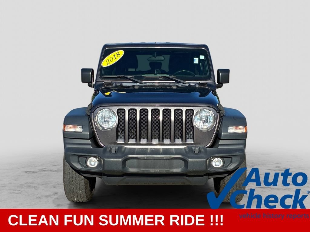 Used 2018 Gray Jeep Unlimited Sport S image 2