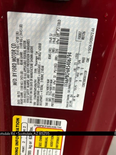 Used 2024 Red Ford GT Premium image 28