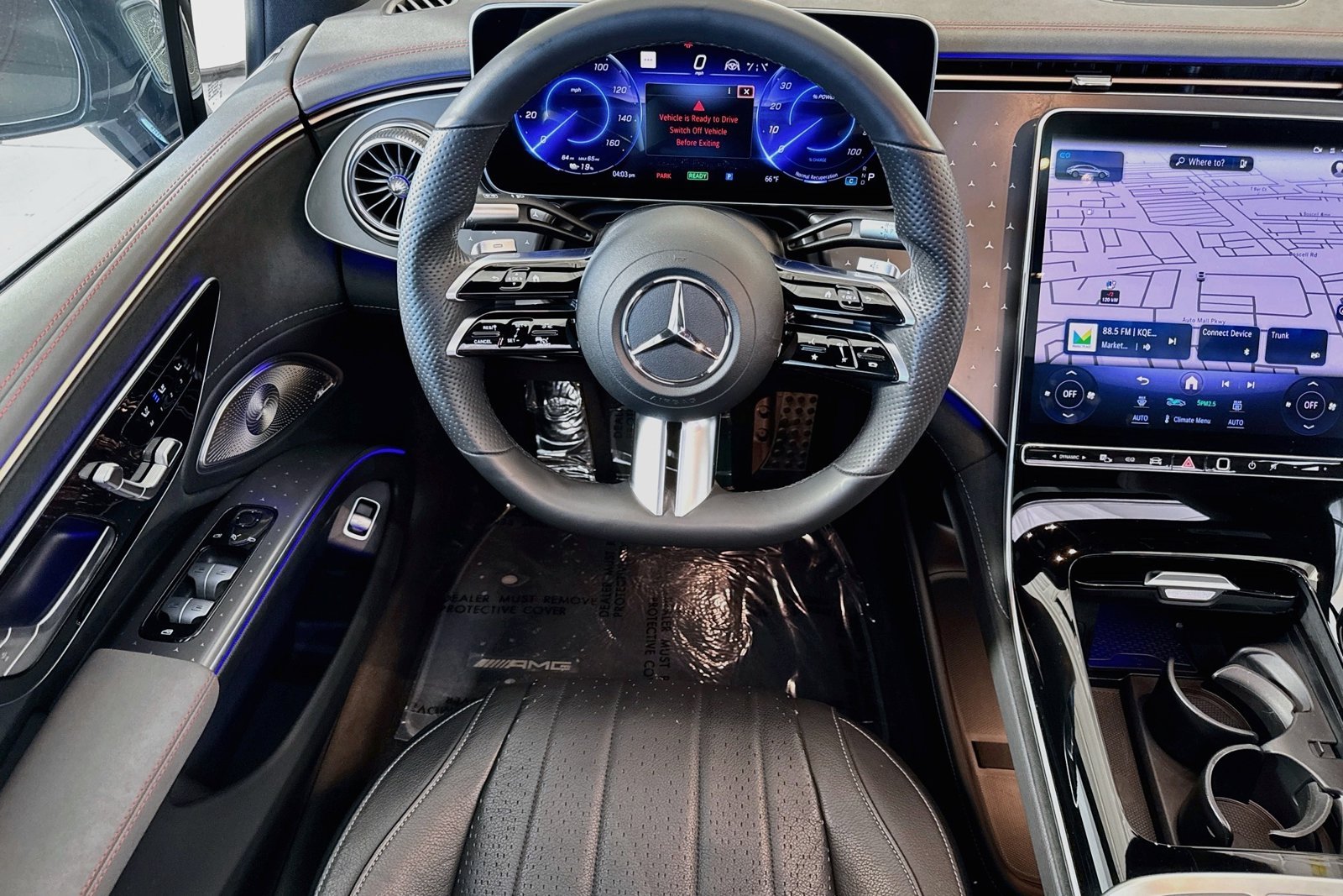 Certified Used 2022 Obsidian Black Metallic Mercedes-Benz EQS 450+ image 21