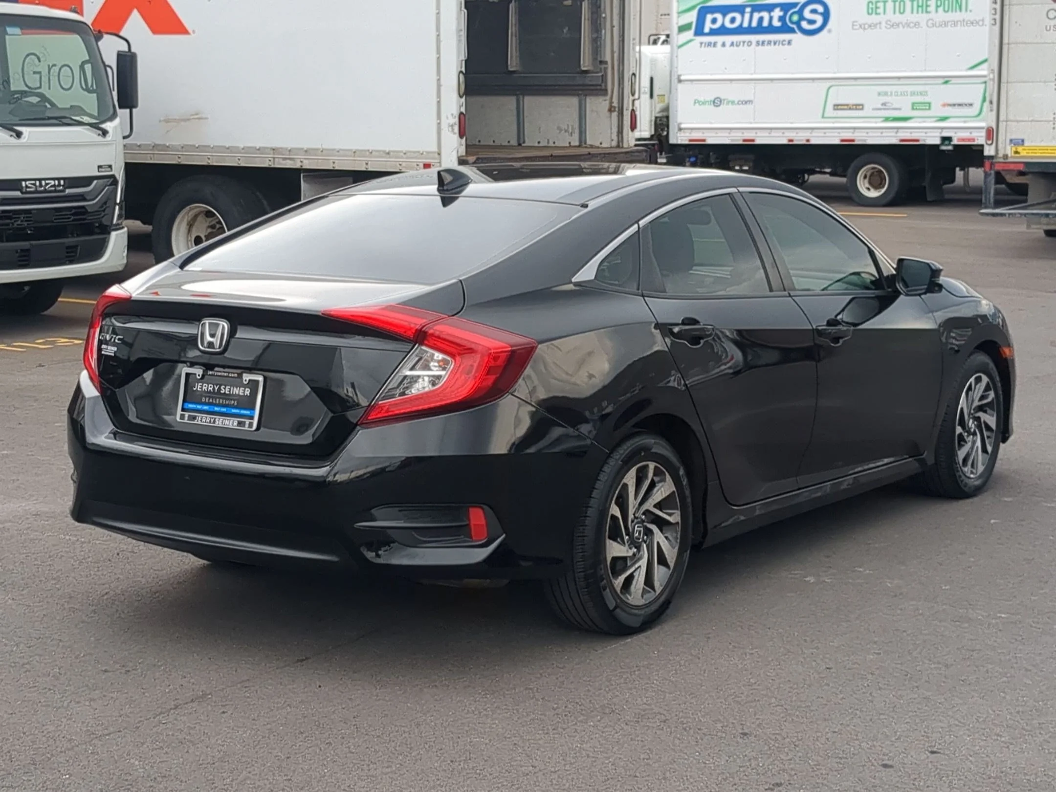 Used 2017 Crystal Black Pearl Honda EX image 5