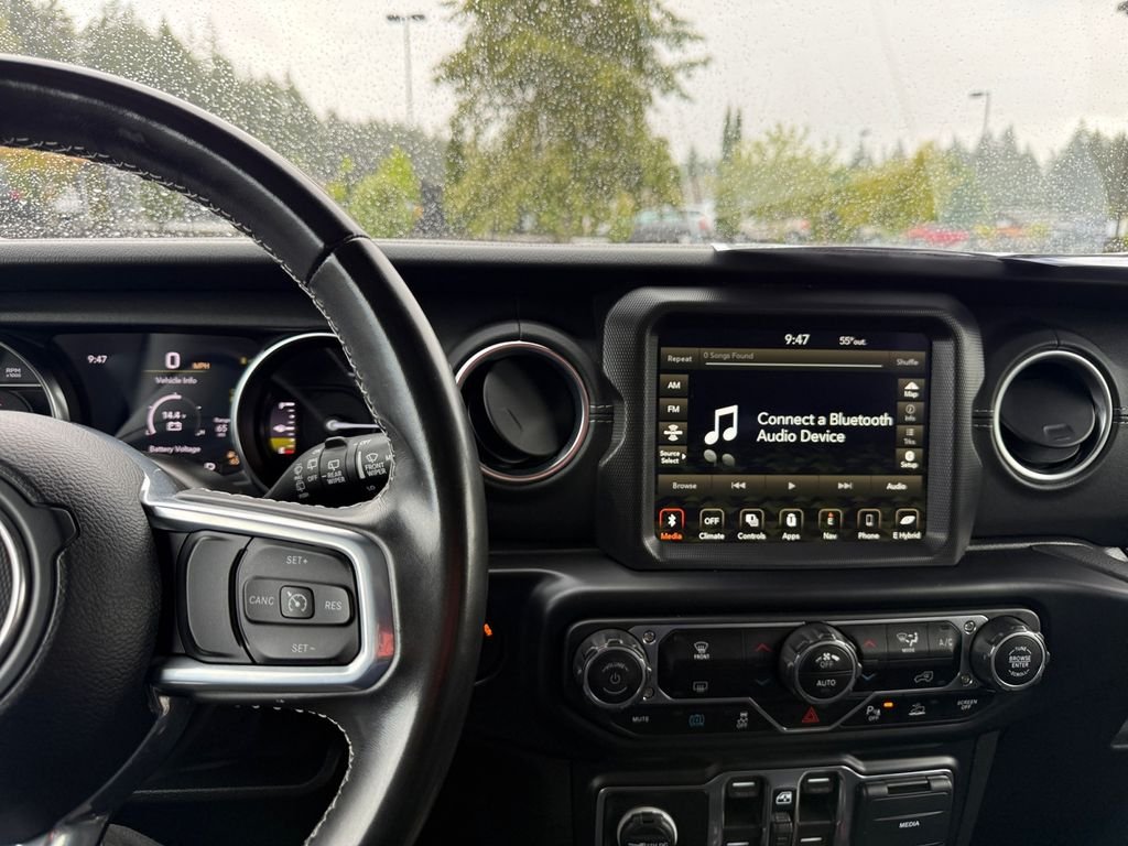 Used 2021 Gray Jeep Unlimited Sahara 4xe image 17