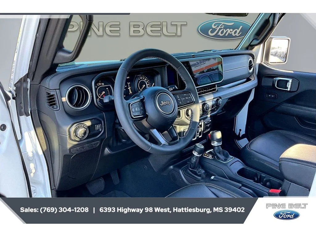 Used 2025 Bright White Clearcoat Jeep High Tide image 13
