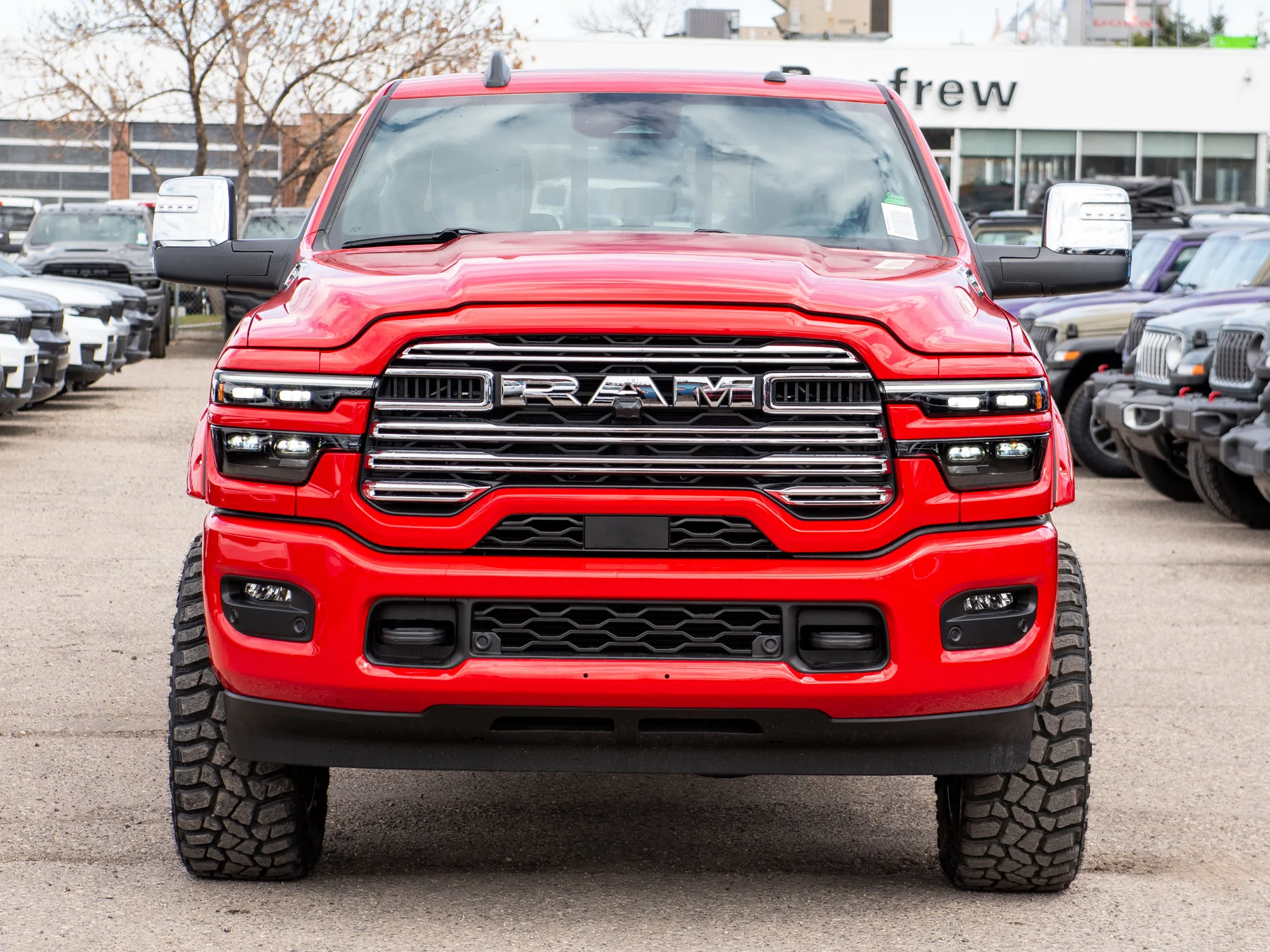 Used 2026 Red RAM Laramie*, 2 Inch Lift, 20 Inch Chrome Wheels, 35 Inch Tires, Trigger Industries MudFlaps image 17